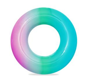 Ciambella gonfiabile Arcobaleno rosa