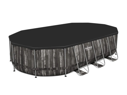 Copertura per piscina fuori terra ovale Power Steel da 610x366x122 cm