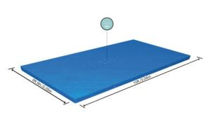 Copertura per piscina fuori terra rettangolare da 300x201 cm