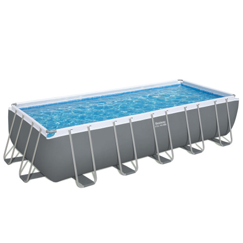 Piscina solo struttura - 640x274x132 cm grigio scuro