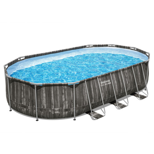 Set piscina fuori terra Steel Pro Max da 610x366x122 cm