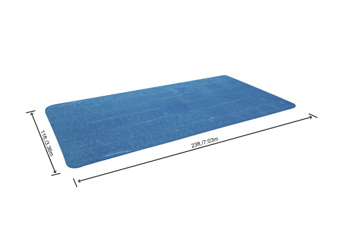 Copertura solare per piscina rettangolare da 640x274 cm e 732x366 cm