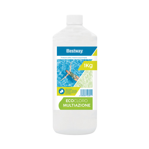 Ecocloro multiazione per piscina, 1 kg