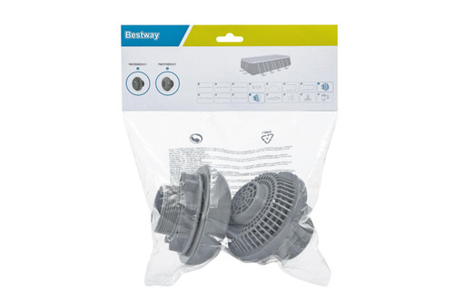 Set filtri di ingresso e uscita piscina Power Steel da 549x274x122 cm