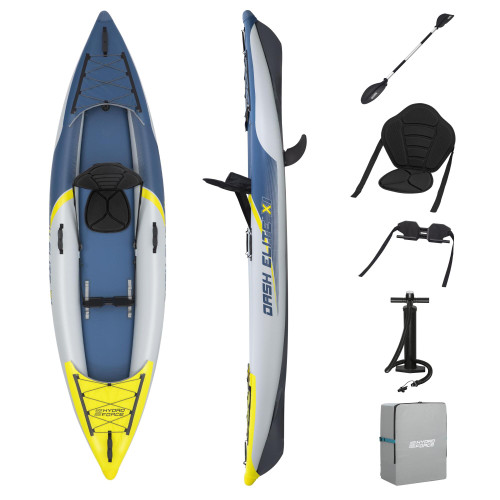 Kayak gonfiabile Dash Elite, 1 posto da 335x92x30 cm