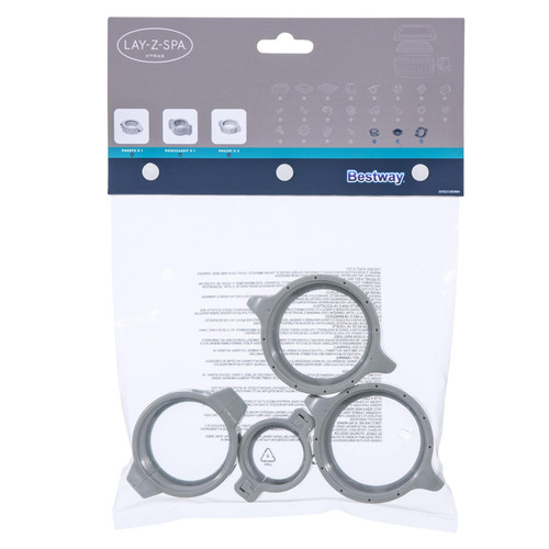 Kit ghiere + guarnizioni valvola ingresso e uscita Lay-Z-Spa