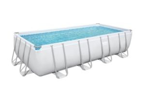 Set piscina da 549x274x122 cm grigio chiaro