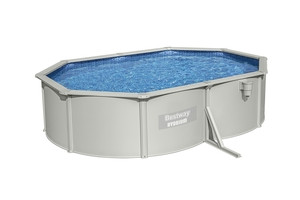Set piscina Hydrium grigio chiaro da 500x366x122 cm