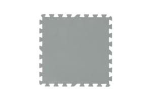 Tappeto sotto piscina fuori terra protettivo e componibile da 50x50 cm grigio