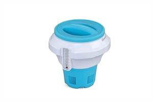 Dosatore per cloro galleggiante con guanto Chemguard