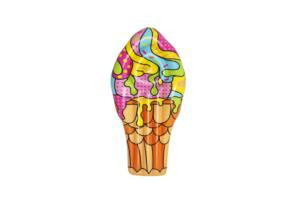 Materassino gonfiabile Cono gelato Pop