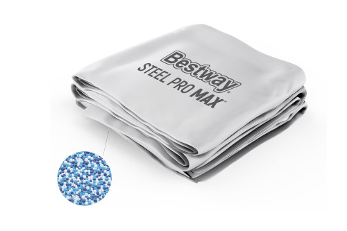 Liner di ricambio per piscina Steel Pro Max rotonda da 366x76 cm grigio chiaro