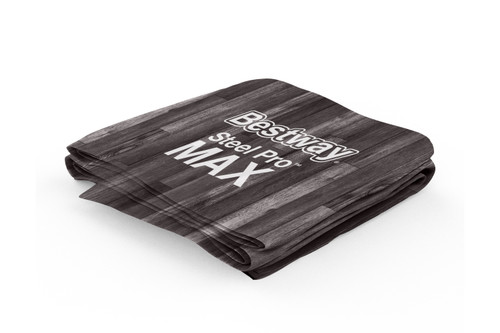 Liner di ricambio per piscina Steel Pro Max rotonda da 366x100 cm effetto legno grigio