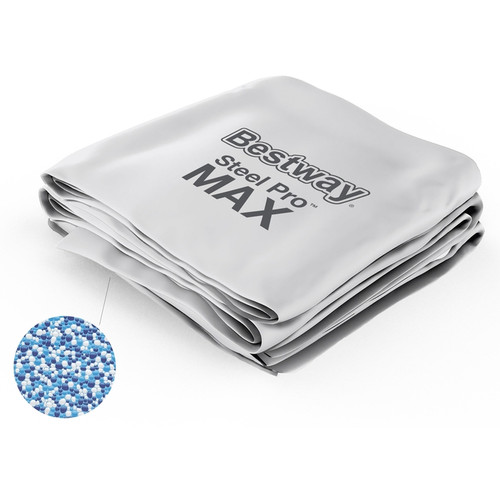 Liner di ricambio per piscina Steel Pro Max rotonda da 427x122 cm grigio chiaro