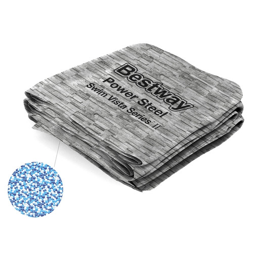 Liner di ricambio per piscina Power Steel Swim Vista da 488x305x107 cm effetto pietra