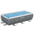 Piscina solo struttura grigio scuro - 404x201x100 cm