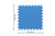 Tappeto sotto piscina da 50x50 cm componibile e protettivo