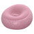 Poltrona pouf gonfiabile rosa
