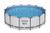 Set piscina da 427x122 cm grigio chiaro