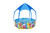 Piscinetta con parasole UV Careful Splash-in-Shade blu da 183x51 cm