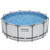 Set piscina da 366x122 cm grigio chiaro