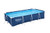 Set piscina 400x211x81 cm blu scuro