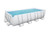 Set piscina da 549x274x122 cm grigio chiaro