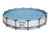 Set piscina fuori terra rotonda Steel Pro MAX da 427x84 cm grigio chiaro