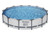 Set piscina fuori terra rotonda Steel Pro MAX con misure 427x84 cm grigio chiaro