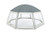 Gazebo copri piscina e idromassaggio