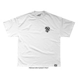 Born For This™ CORE Monogram Tee (White) — front