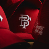 Born For This™ CORE Monogram Mesh Trucker (Red) — detail