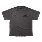 Born For This™ CORE Logo Tee (Ash Black) — front