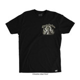 Tracy Cortez 'Aztec Goddess' Tee (Black) — front