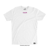 Tracy Cortez 'Airbrush' Tee (White) — front