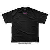 Tracy Cortez 'Airbrush' Tee (Black) — front