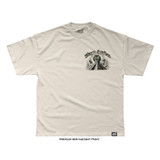 Tracy Cortez 'Azteca Goddess' Tee (Natural) — front