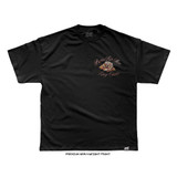 Tracy Cortez 'La Flor' Tee (Black) — front
