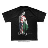 Tracy Cortez 'Root Flags' Tee (Black) — back