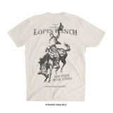 Diego Lopes 'Lopes Ranch' Tee (Natural) — back
