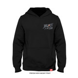 Diego Lopes 'Wrong Tree BIG Back' Premium Heavyweight Hoodie (Black) — front