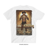 Diego Lopes UFC 325 'Crocodile Lopes' Tee (White) — back