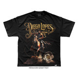 Diego Lopes UFC 325 'World Tour' Tee (Black) — front
