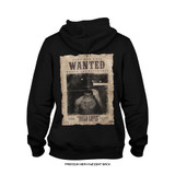 Diego Lopes UFC 325 'Wanted' Heavyweight Hoodie (Black) — back