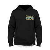 Diego Lopes UFC 325 'Diego Dundee' Heavyweight Hoodie (Black) — front