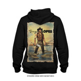 Diego Lopes UFC 325 'Diego Dundee' Heavyweight Hoodie (Black) — back