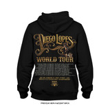 Diego Lopes UFC 325 'World Tour' Heavyweight Hoodie (Black) — back