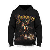 Diego Lopes UFC 325 'World Tour' Heavyweight Hoodie (Black) — front