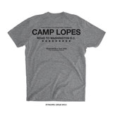 Diego Lopes 'CAMP LOPES' Tee (Heather Gray) — back