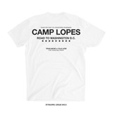 Diego Lopes 'CAMP LOPES' Tee (White X Black) — back